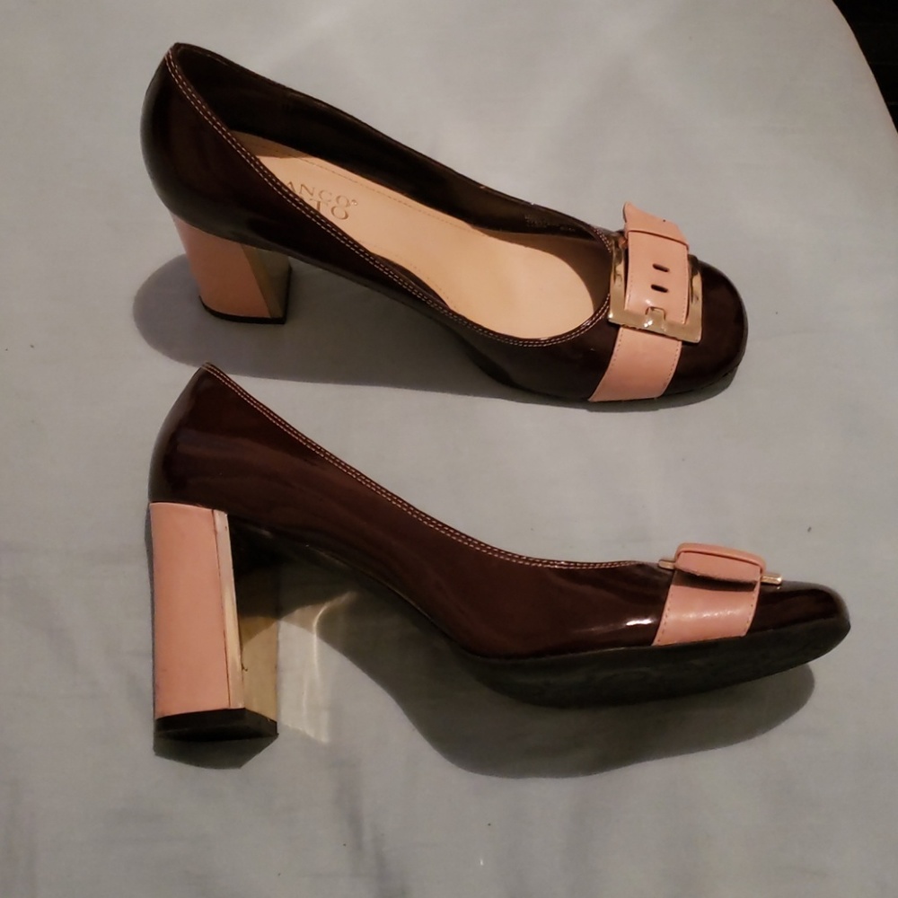Vintage look Franco Sarto block heels. Sz. 8.5